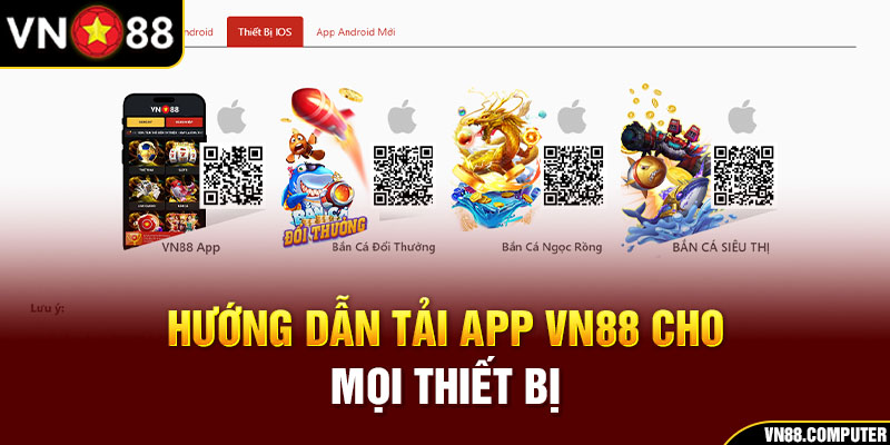 hướng dẫn tải app vn88