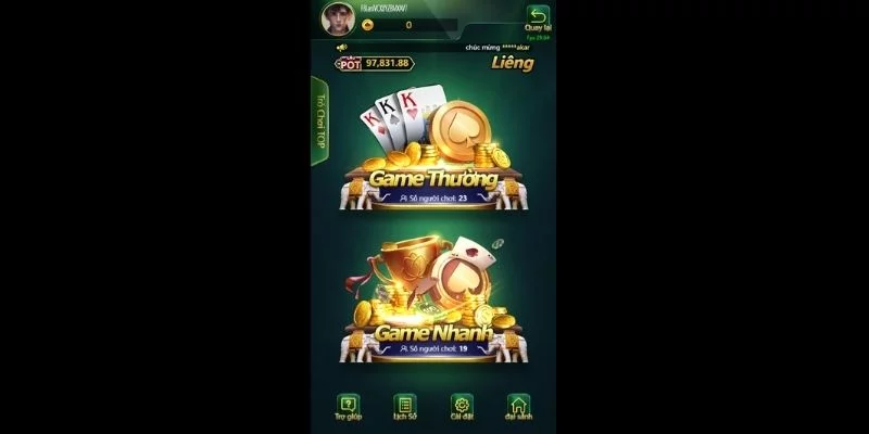 Game bài liêng online
